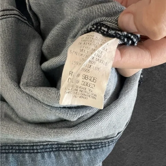 Theory Denim Blue Button-Down Dress Size 6 - Picture 12 of 13